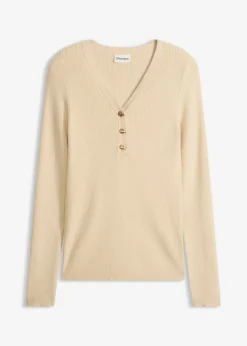 Jersey de canalé con viscosa