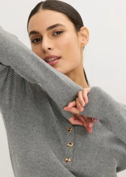 Jersey de canalé con viscosa