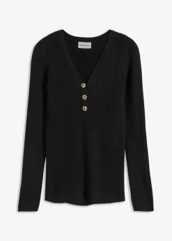 Jersey de canalé con viscosa