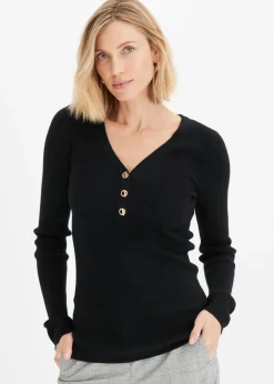 Jersey de canalé con viscosa