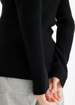 Jersey de canalé con viscosa
