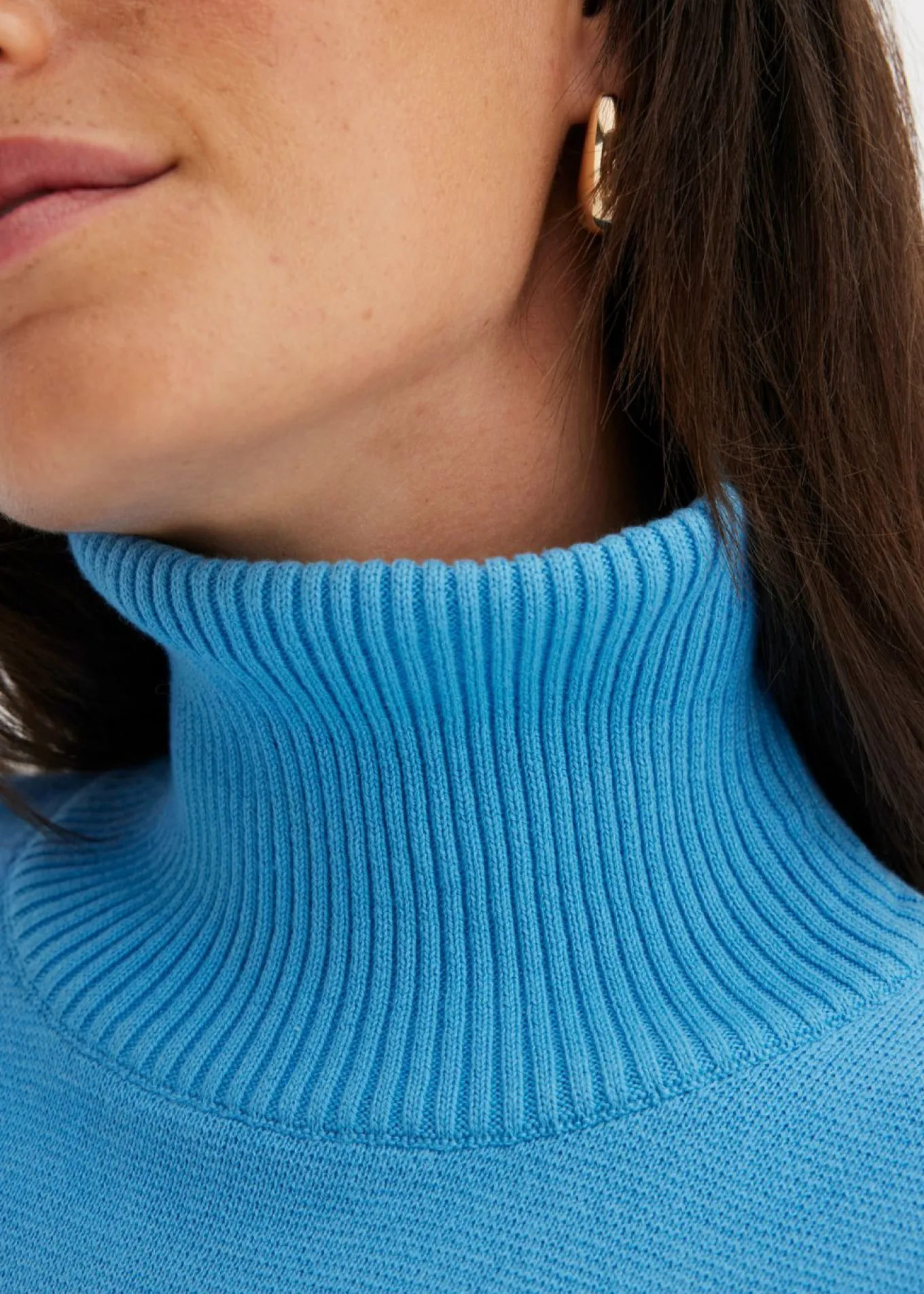 Jersey de canalé de algodón puro
