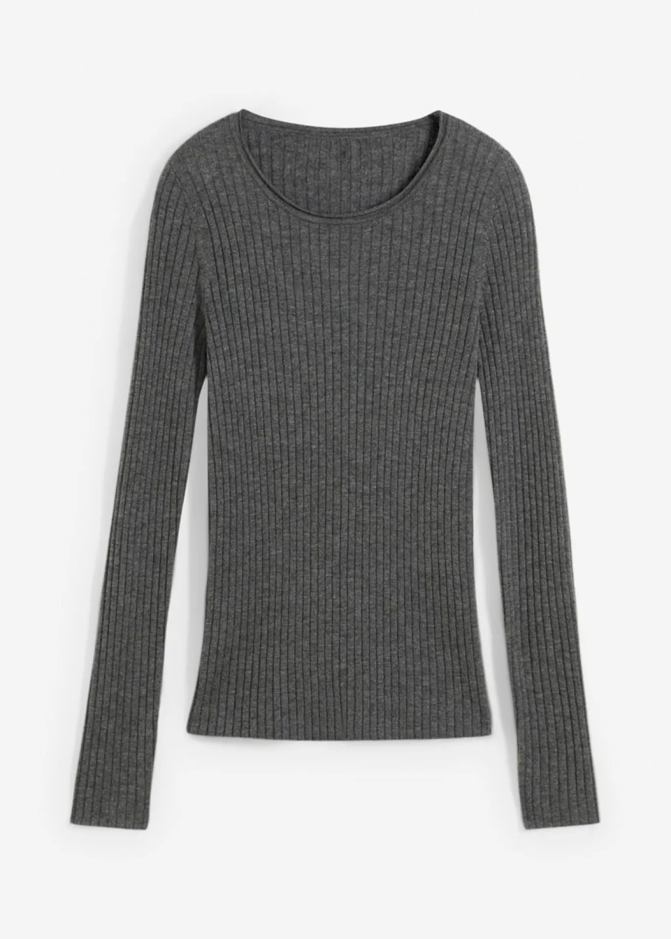 Jersey de canalé en lana merina