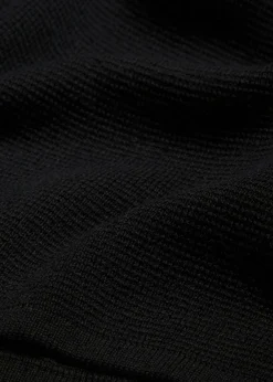Jersey de canalé Milano con cuello redondo
