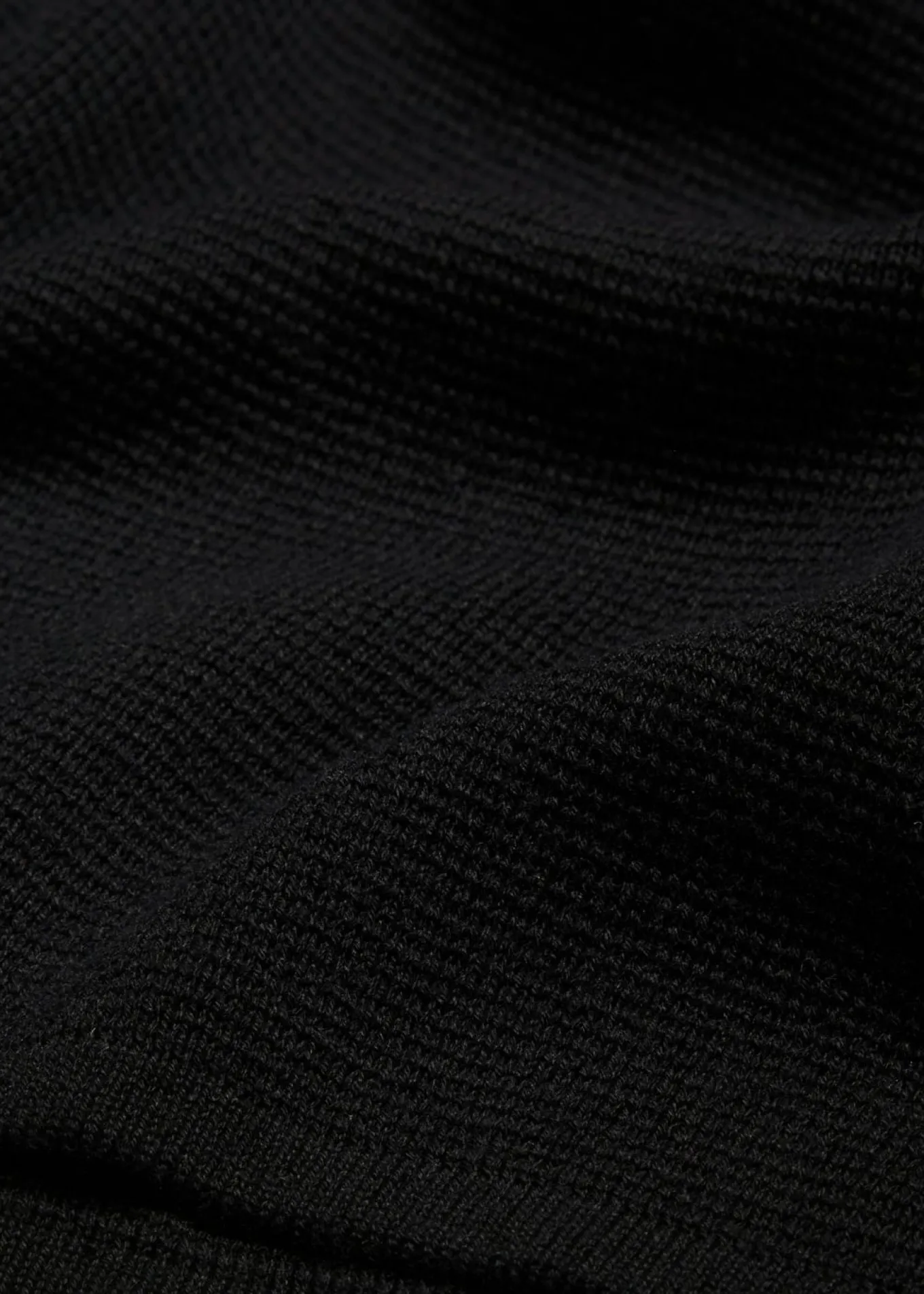 Jersey de canalé Milano con cuello redondo