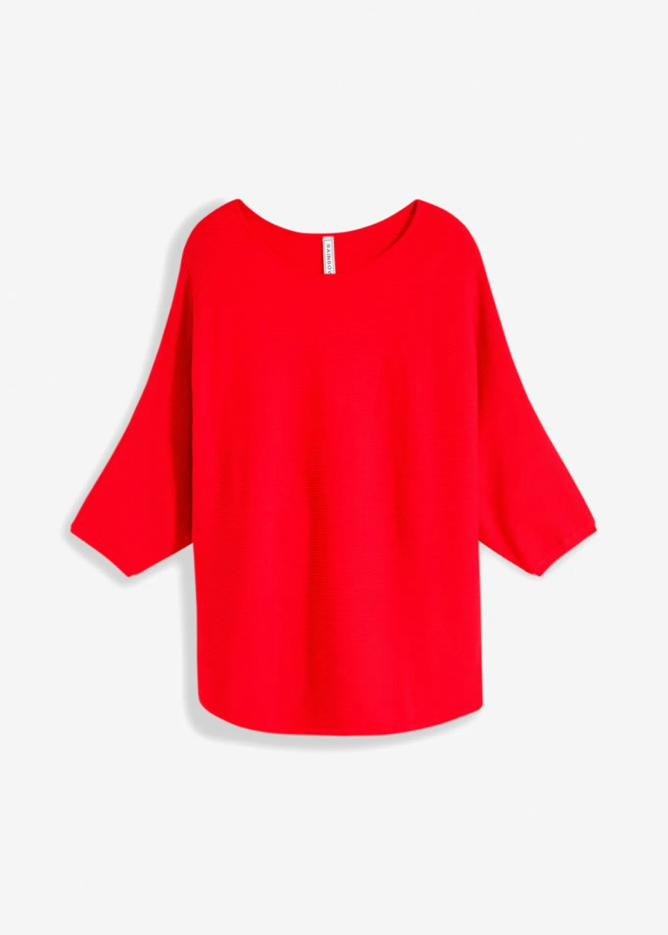 Jersey de canalé oversize de mezcla de viscosa