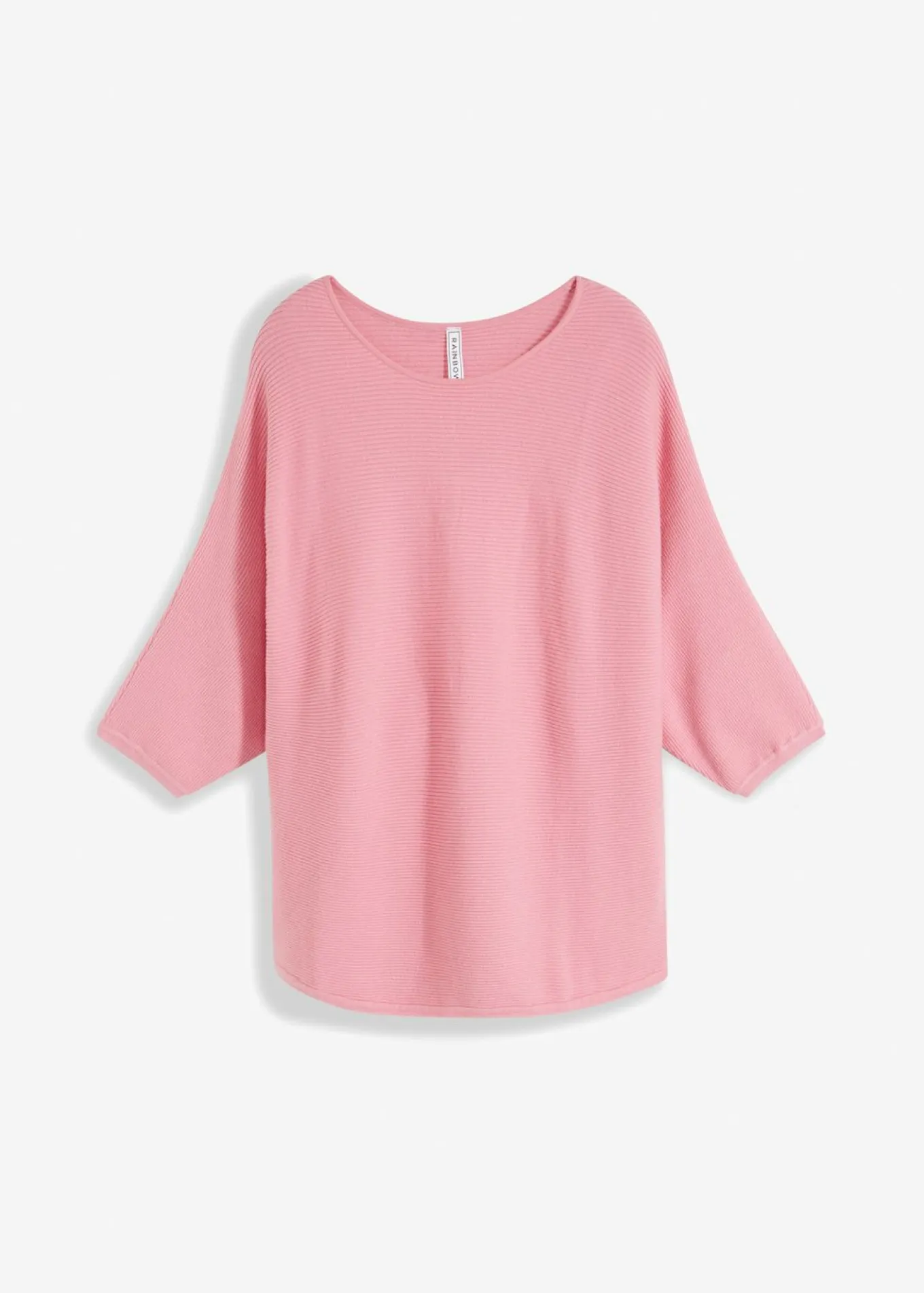 Jersey de canalé oversize de mezcla de viscosa