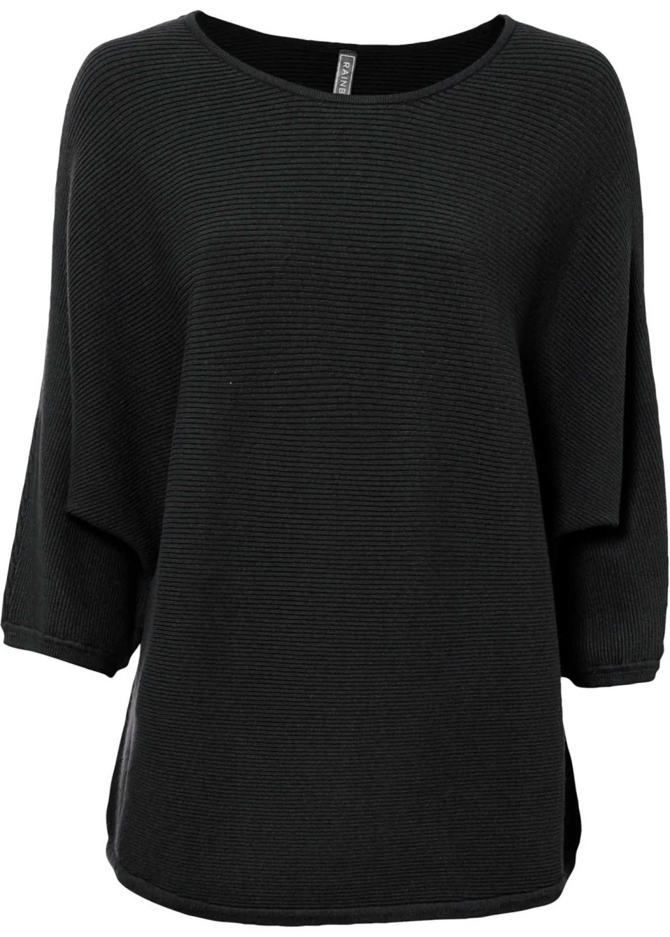Jersey de canalé oversize de mezcla de viscosa