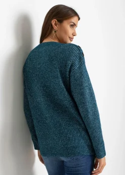 Jersey de corte holgado con botones