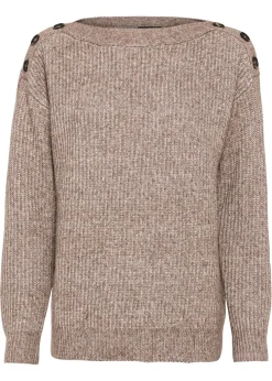 Jersey de corte holgado con botones
