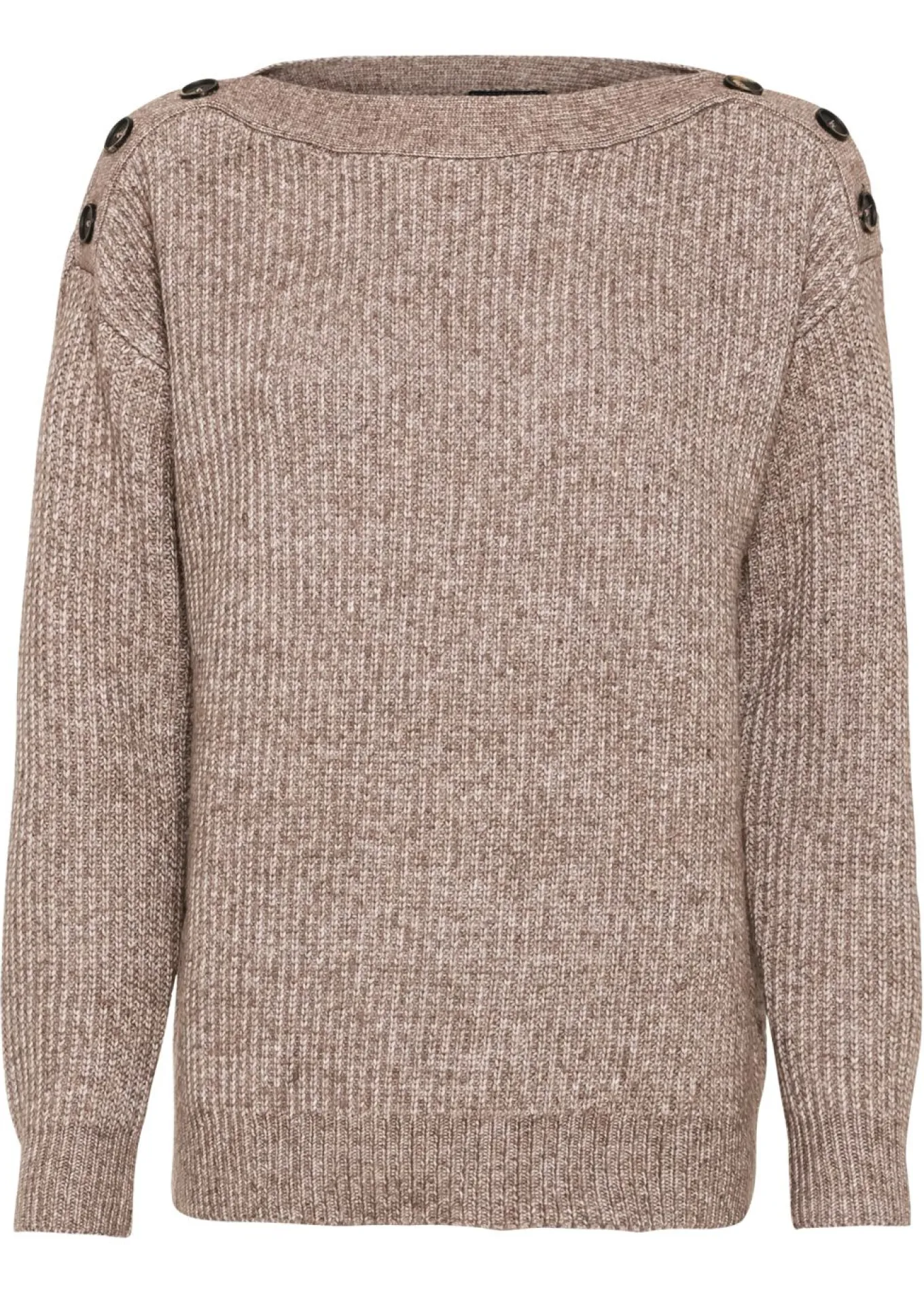 Jersey de corte holgado con botones