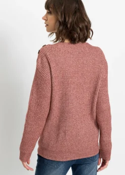 Jersey de corte holgado con botones