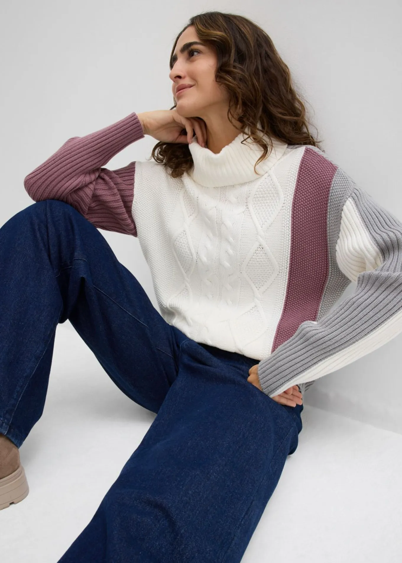 Jersey de cuello alto