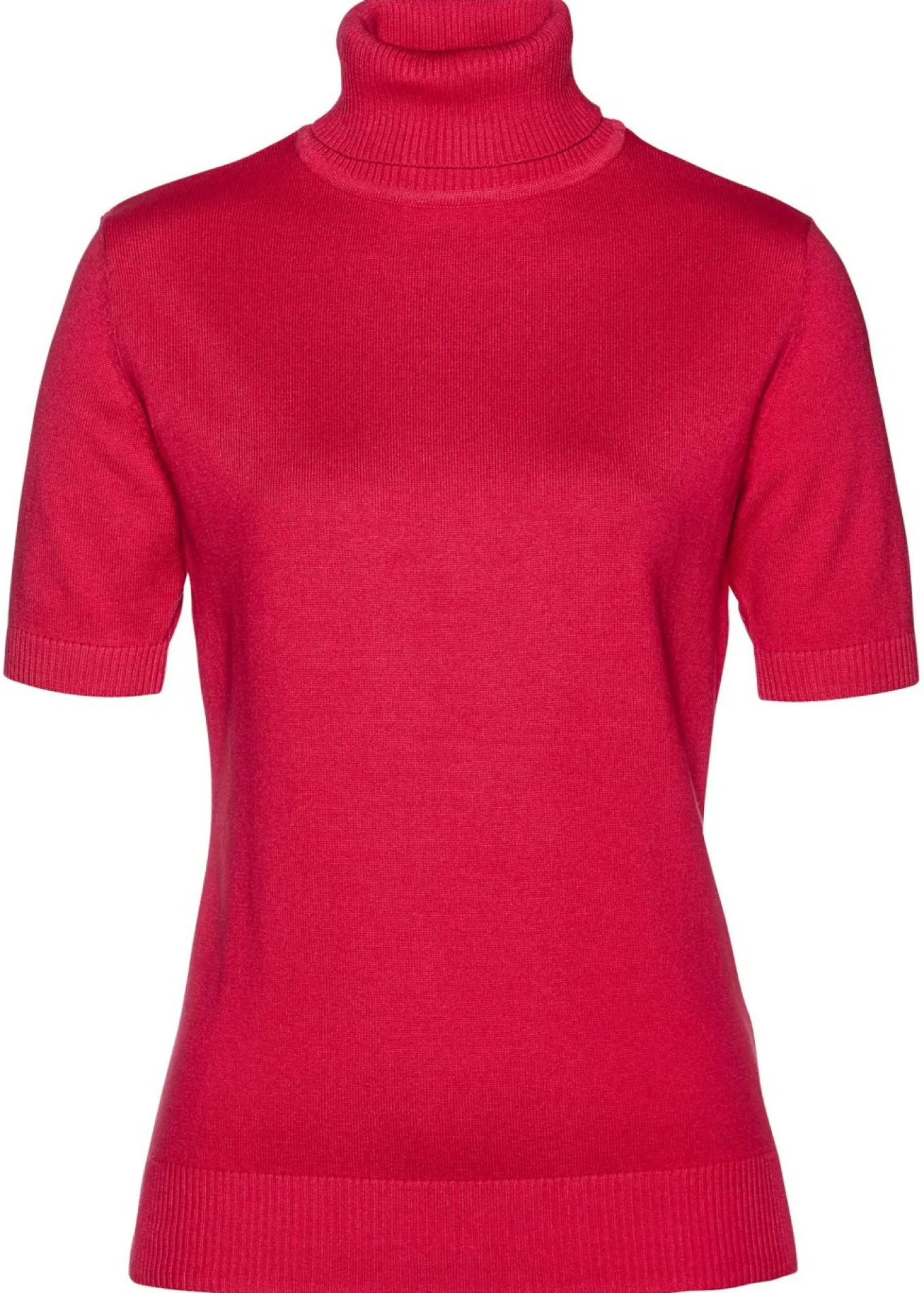 Jersey de cuello alto y manga corta