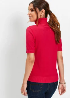 Jersey de cuello alto y manga corta
