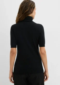 Jersey de cuello alto y manga corta
