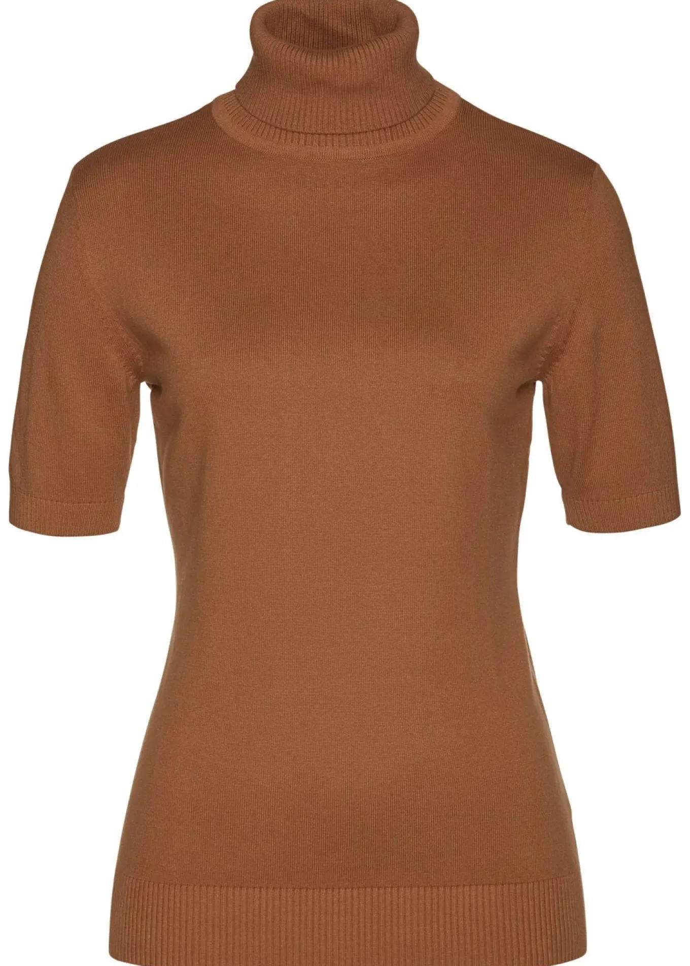 Jersey de cuello alto y manga corta