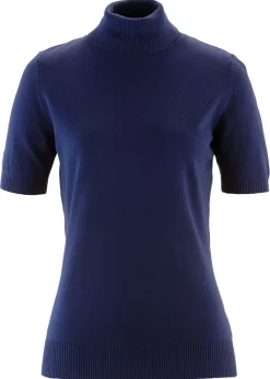 Jersey de cuello alto y manga corta