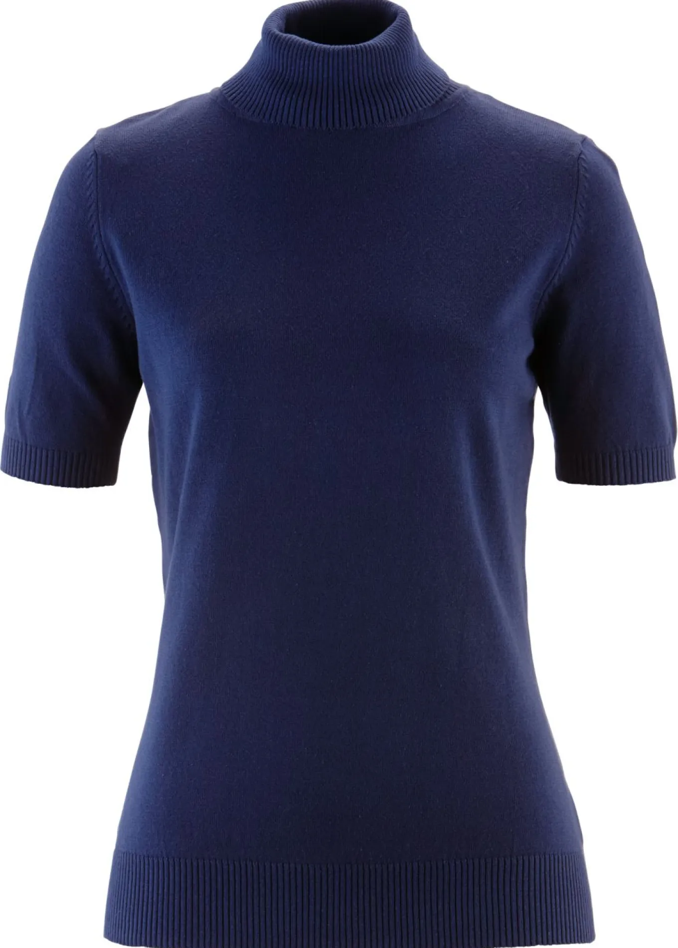 Jersey de cuello alto y manga corta