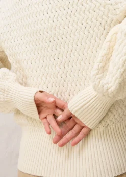 Jersey de cuello vuelto con lana merino