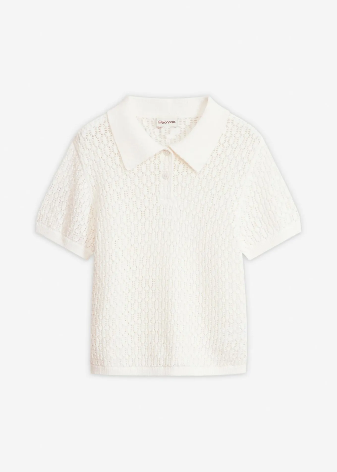 Jersey de punto ajour de algodón puro