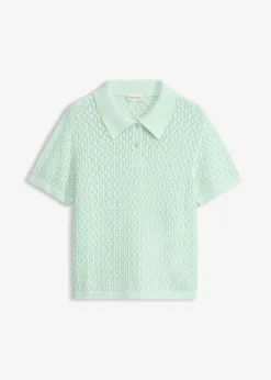 Jersey de punto ajour de algodón puro