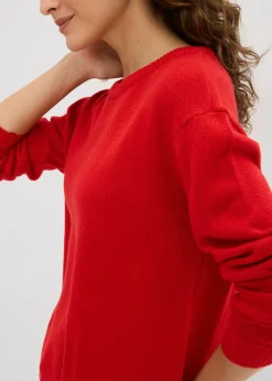 Jersey de punto con cuello redondo