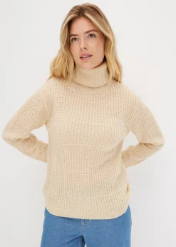 Jersey de punto con cuello vuelto