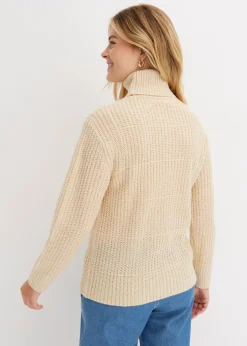 Jersey de punto con cuello vuelto