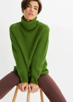 Jersey de punto con cuello vuelto