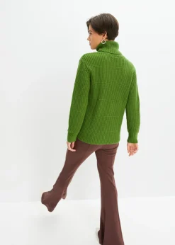Jersey de punto con cuello vuelto