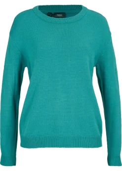 Jersey de punto con cuello redondo