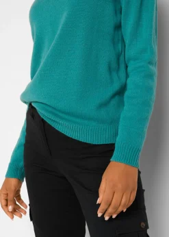 Jersey de punto con cuello redondo