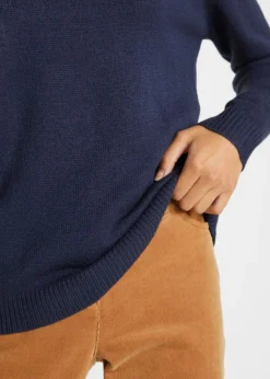 Jersey de punto con cuello redondo