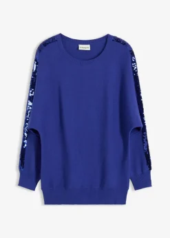 Jersey de punto fino con lentejuelas