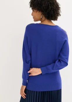 Jersey de punto fino con lentejuelas