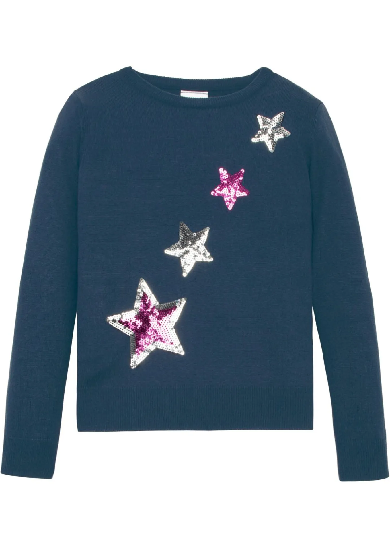 Jersey de punto fino con lentejuelas