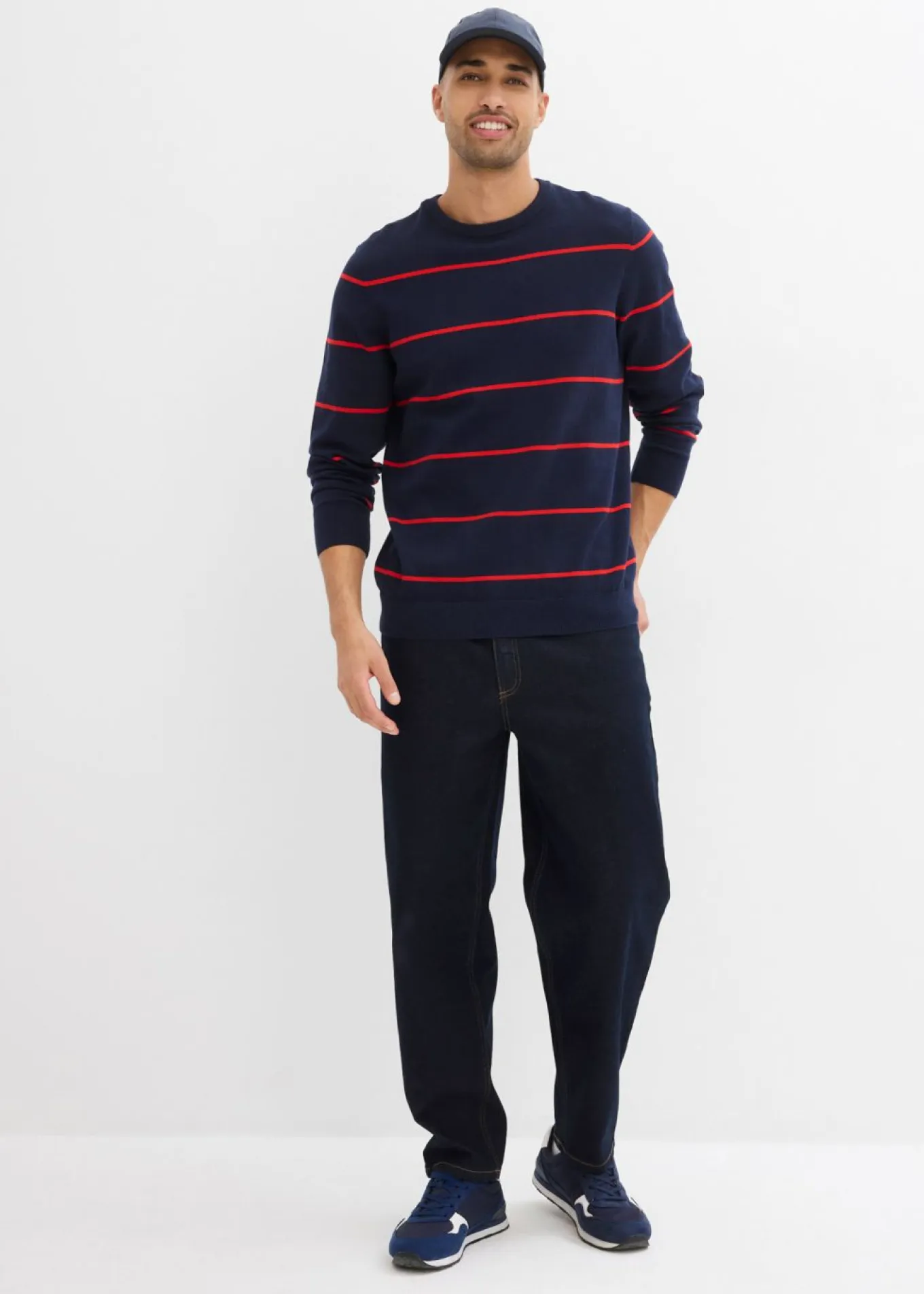 Jersey de punto fino con corte regular