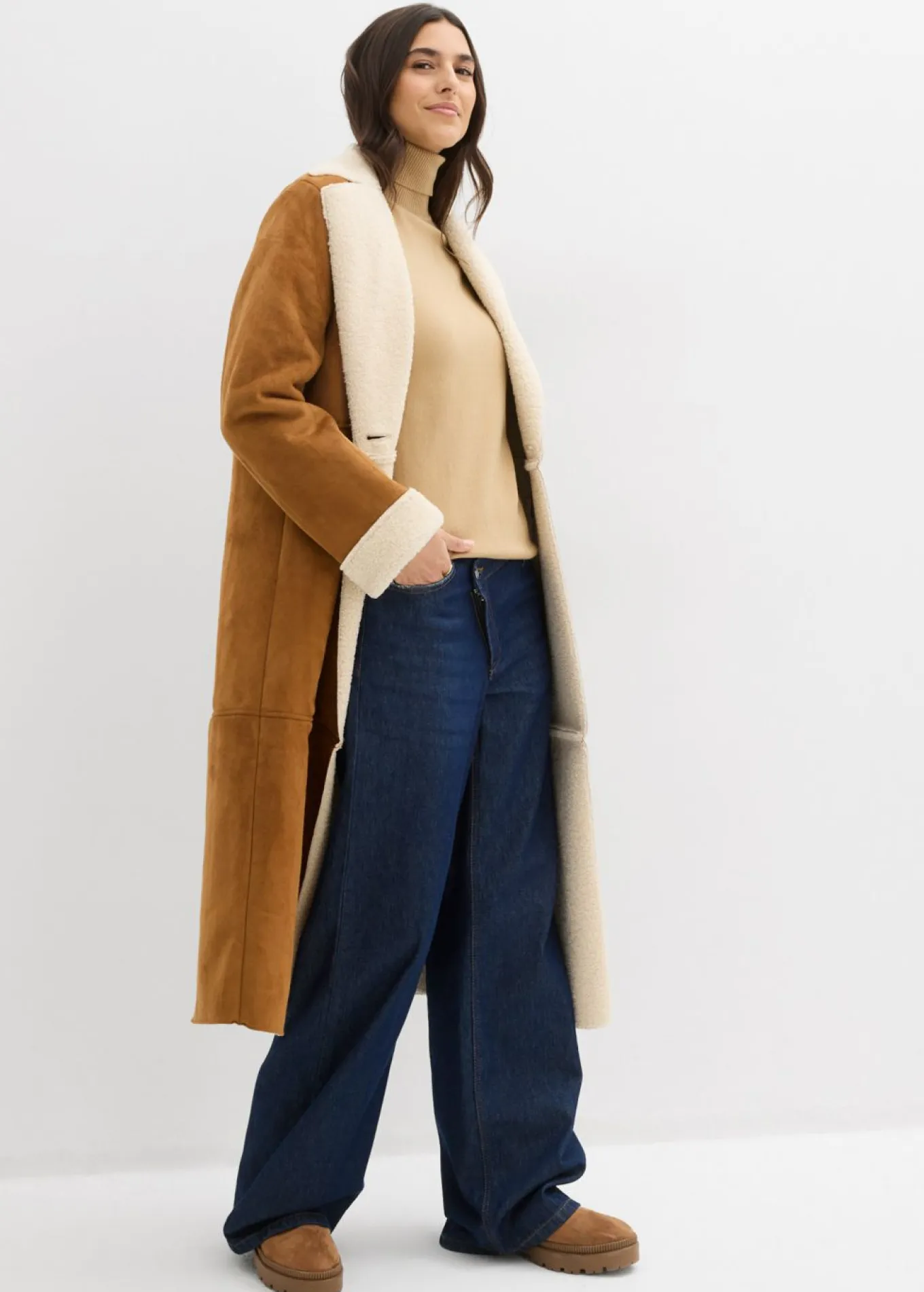 Jersey de punto fino con cuello alto