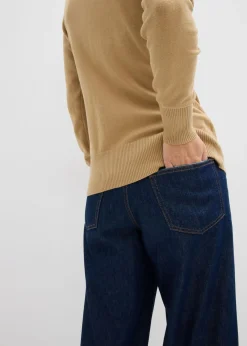 Jersey de punto fino con cuello alto