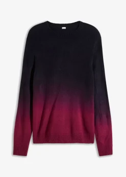 Jersey de punto fino con degradado cromático