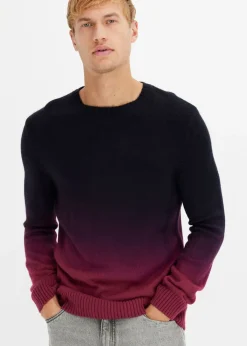Jersey de punto fino con degradado cromático