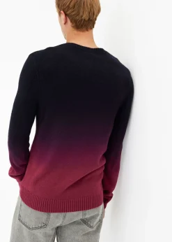 Jersey de punto fino con degradado cromático