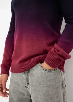 Jersey de punto fino con degradado cromático