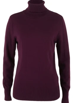 Jersey de punto fino con cuello alto