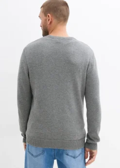 Jersey de punto fino con algodón