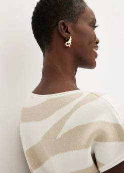 Jersey de punto fino con hilo brillante