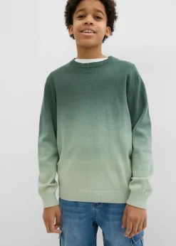 Jersey de punto fino con degradado cromático