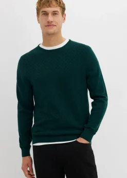 Jersey de punto fino con lana merina de calidad
