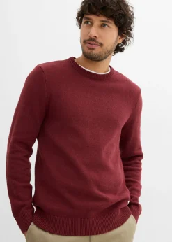 Jersey de punto fino con algodón reciclado